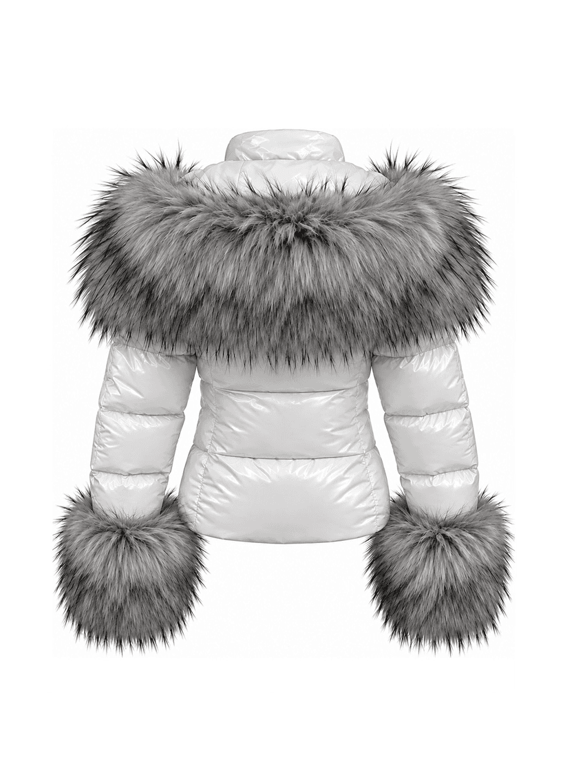 Пуховик BRAT white