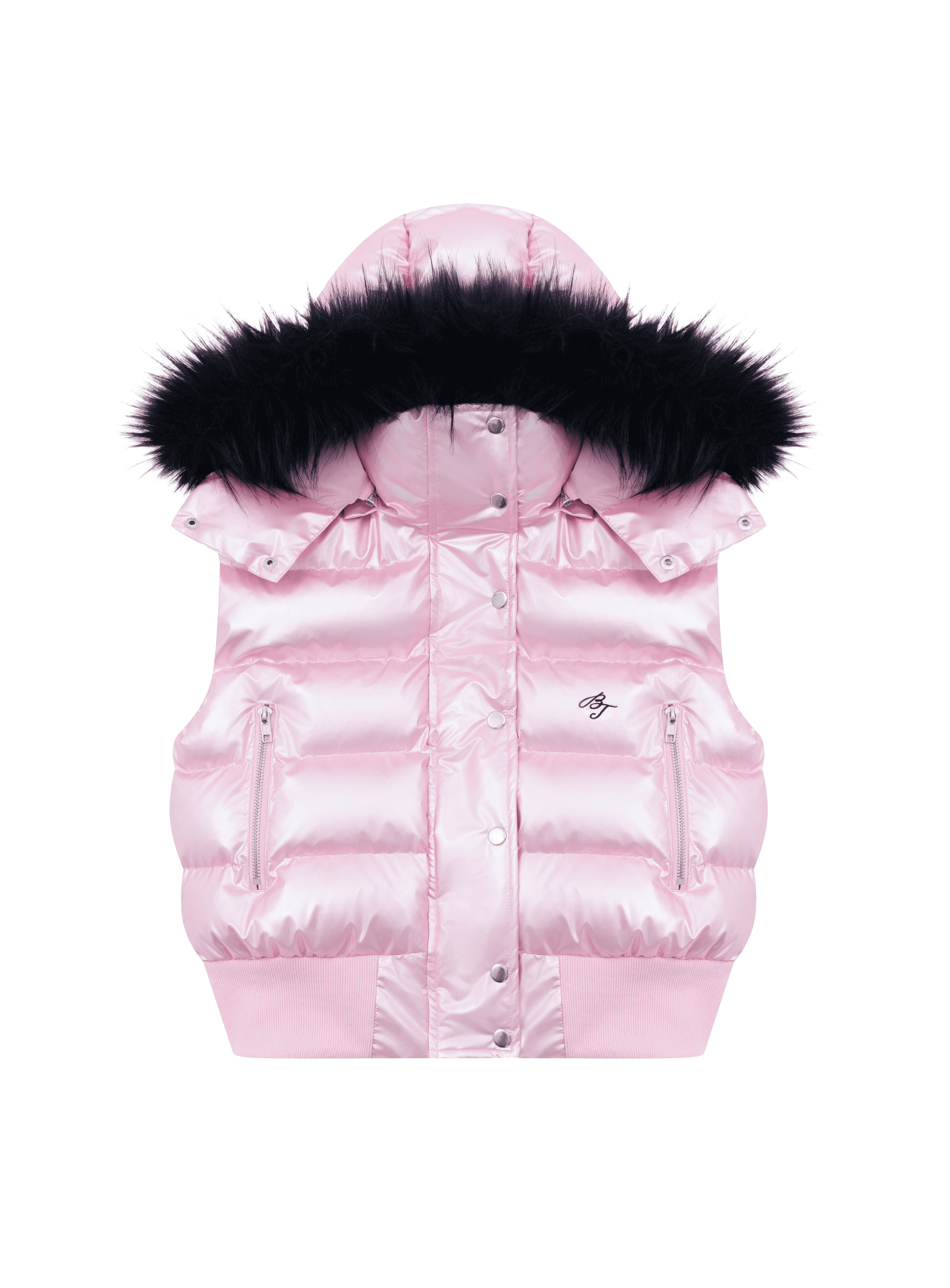 Жилетка PUFFER VEST baby pink