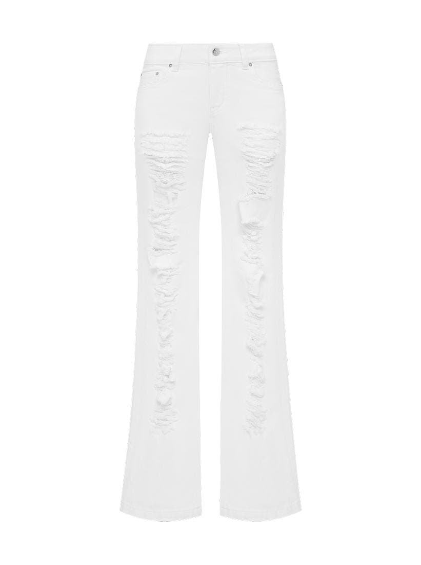 Джинсы HEELS white